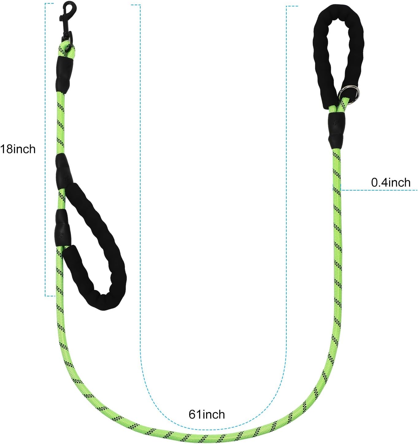 Dog Leash Traffic Double Padded Handles - Image 2