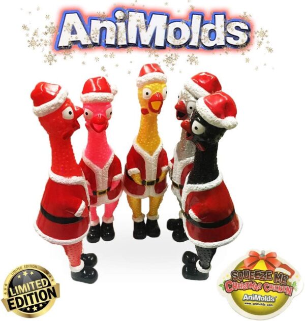 ANIMOLDS Squeeze Me Christmas Chicken - Image 2