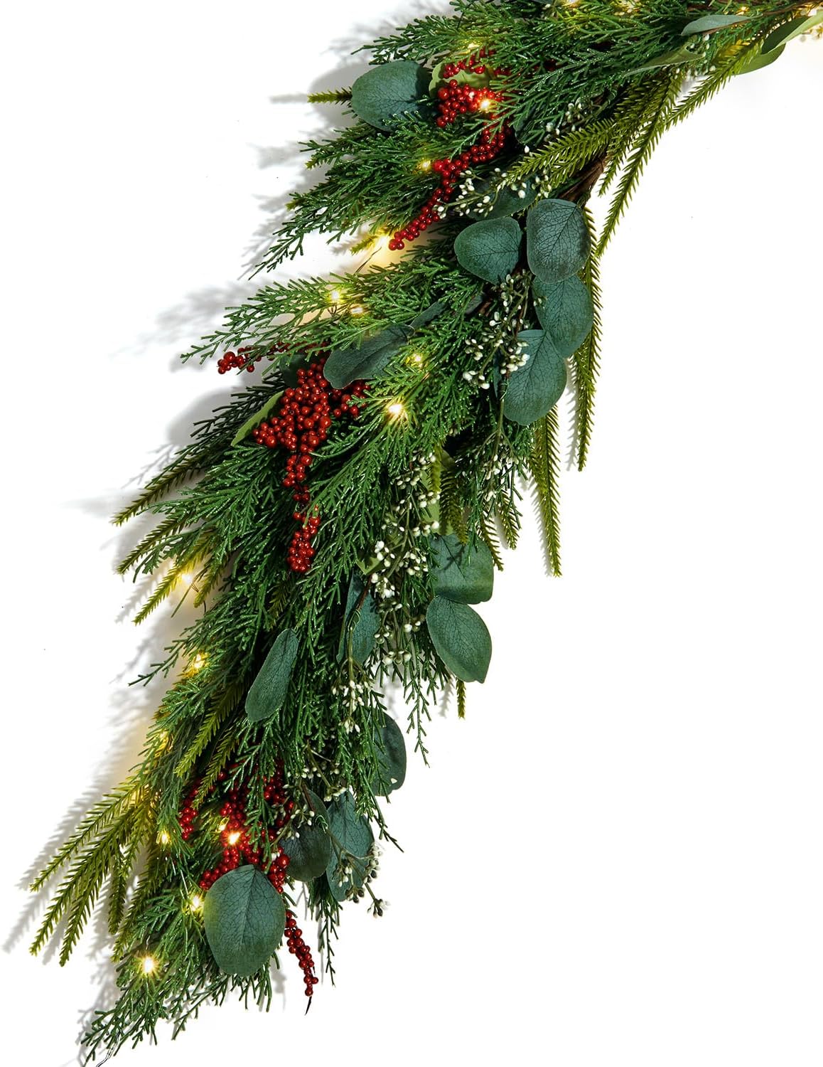 LampLust Christmas Garland with Lights - Image 3