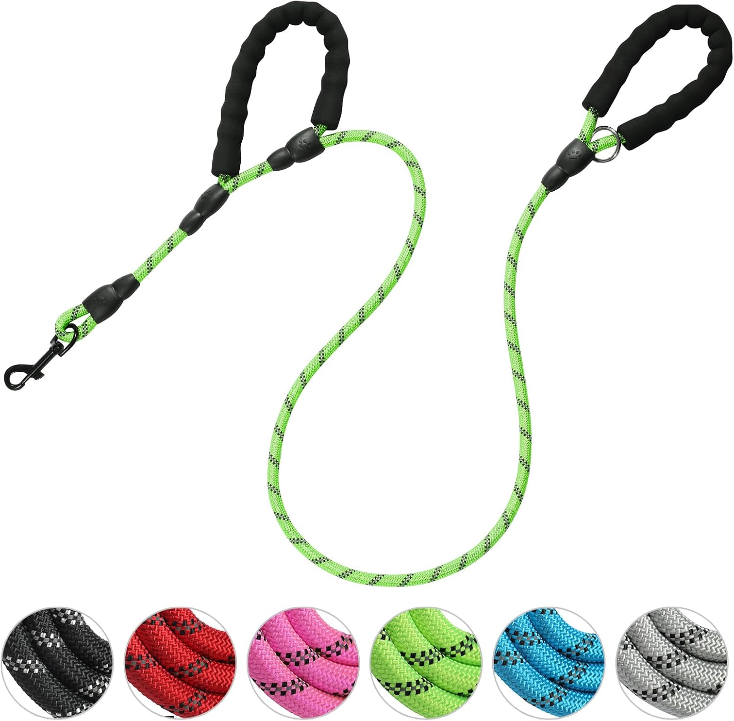 Dog Leash Traffic Double Padded Handles