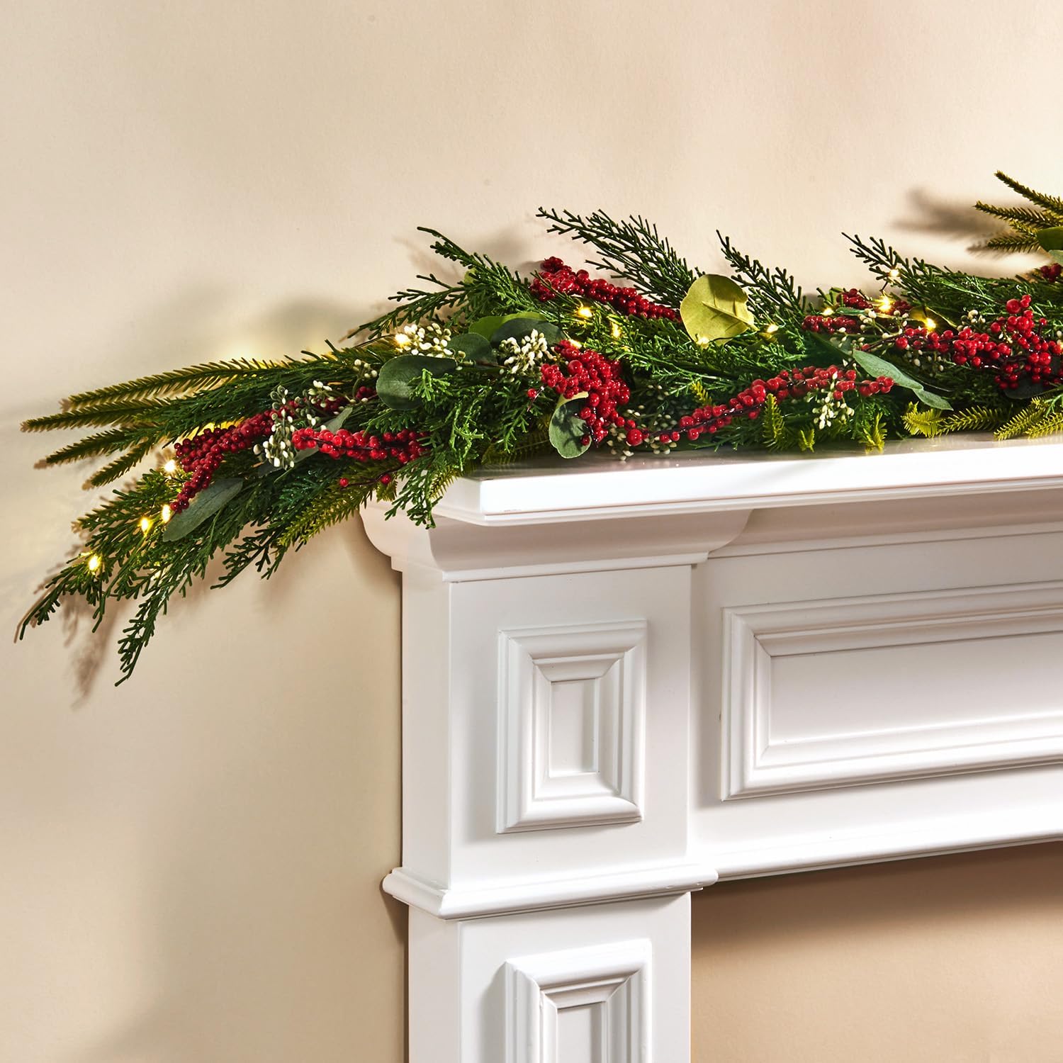 LampLust Christmas Garland with Lights