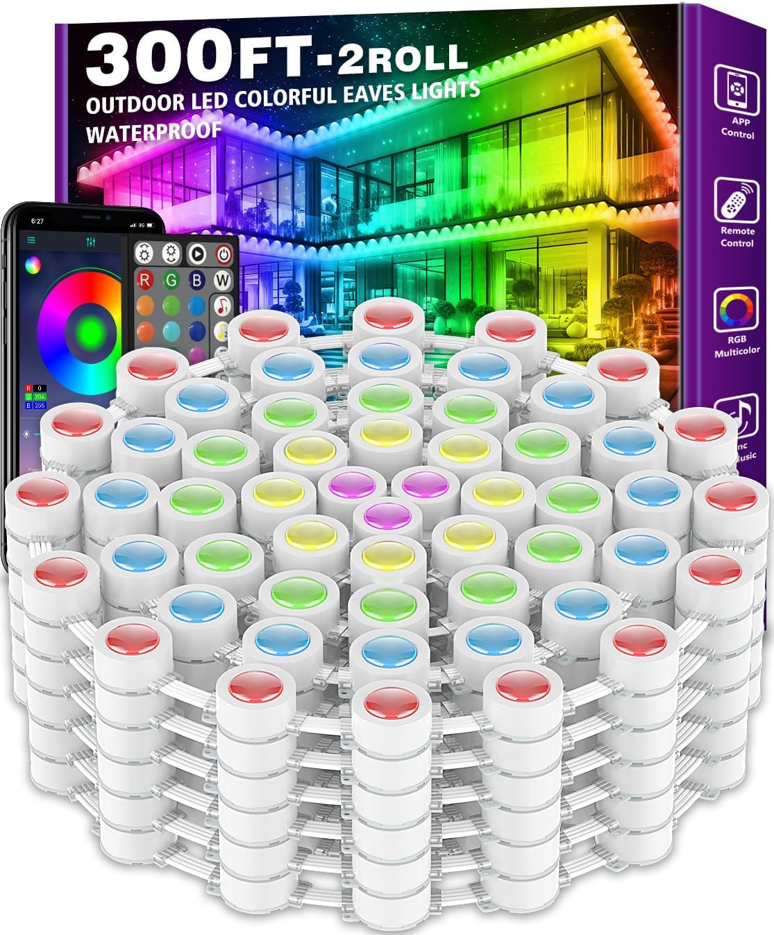 Permanent Outdoor RGB Lights