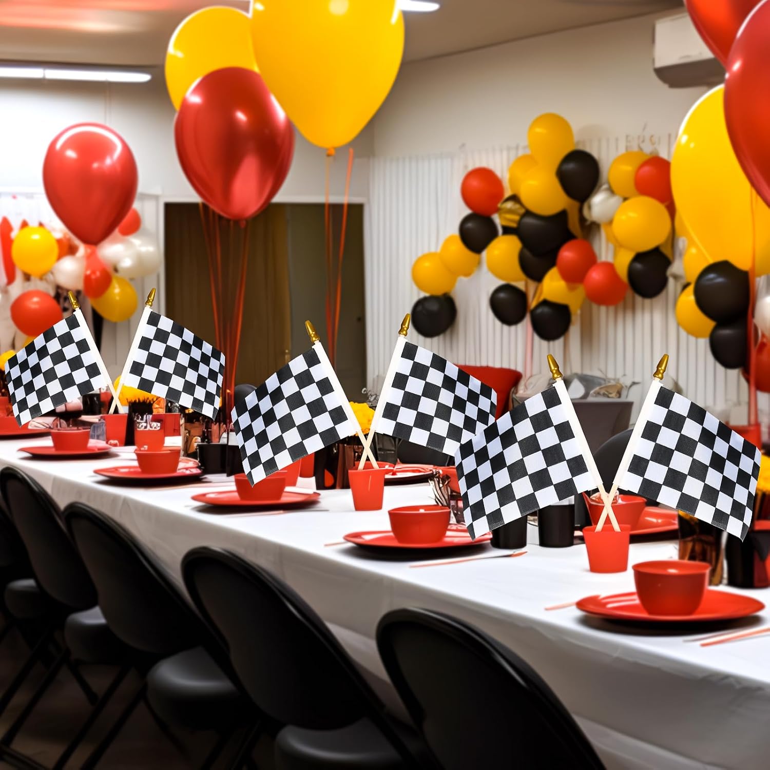 Flags For Race Car Birthday Party Supplies - Image 4