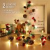 Christmas Garland with Lights - Image 2