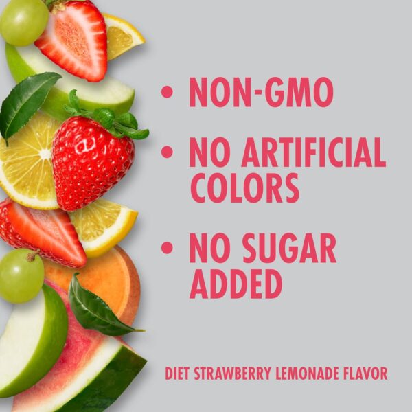 V8 +Energy Diet Strawberry Lemonade Juice Energy Drink, 8 fl oz Can (6 Pack) - Image 2