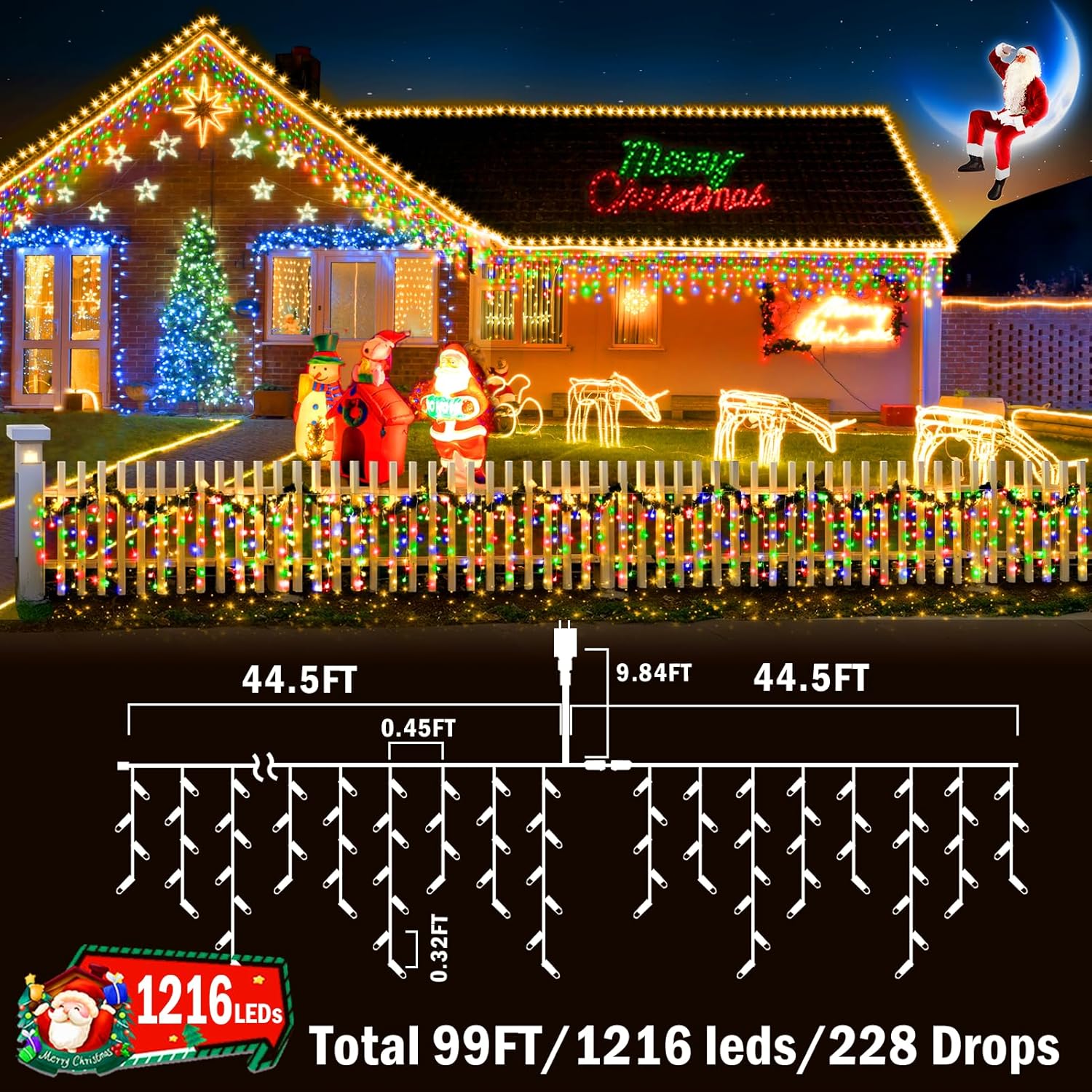 LED Christmas Lights Outdoor - Image 3