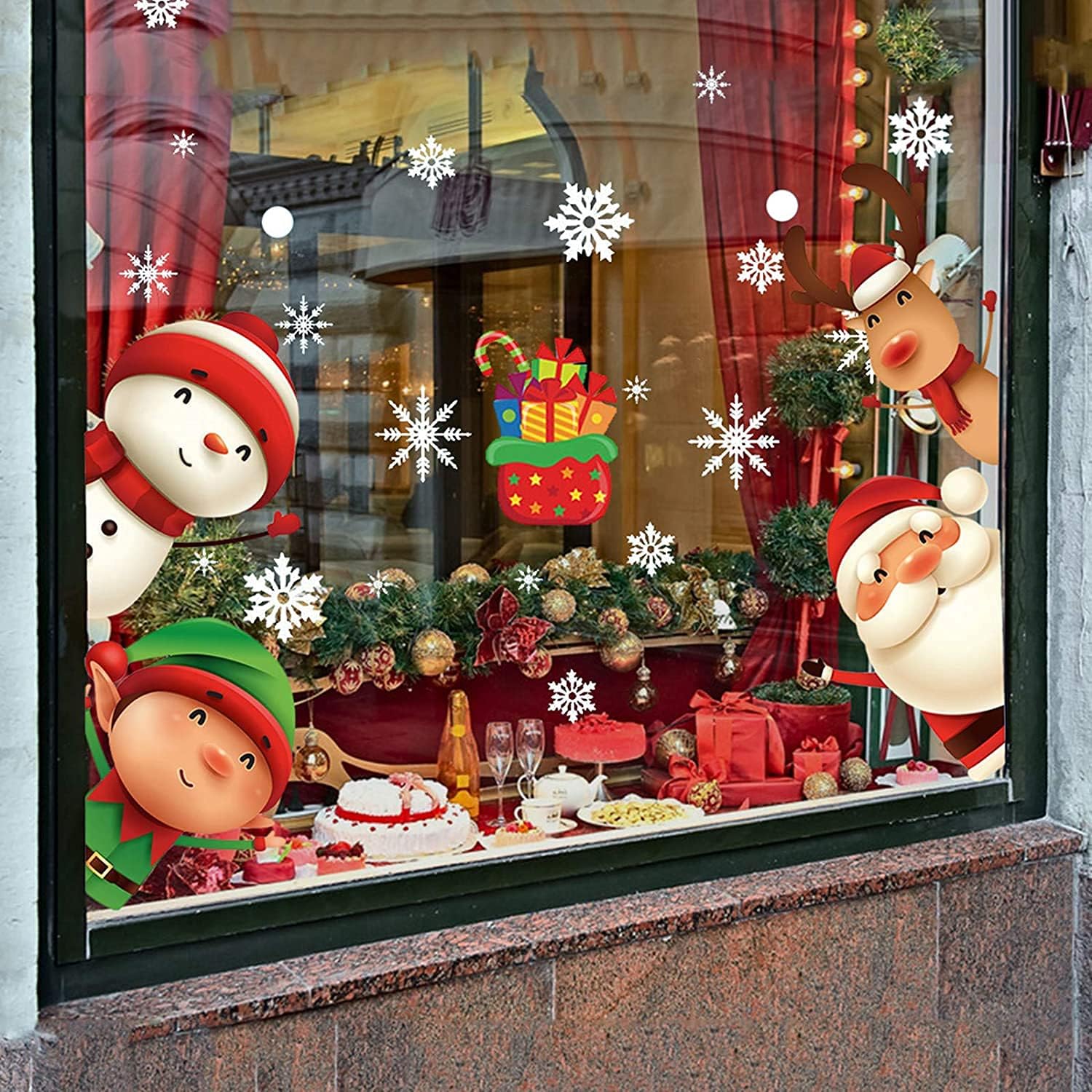 Christmas Snowflake Window