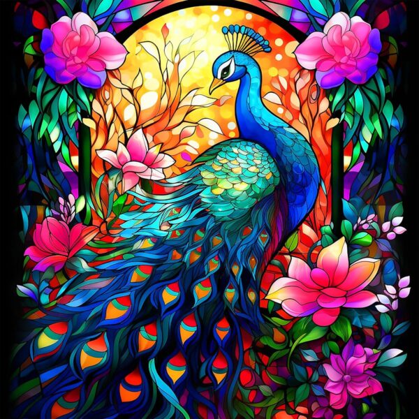 croshom Peacock Diamond Painting Kits for Adults