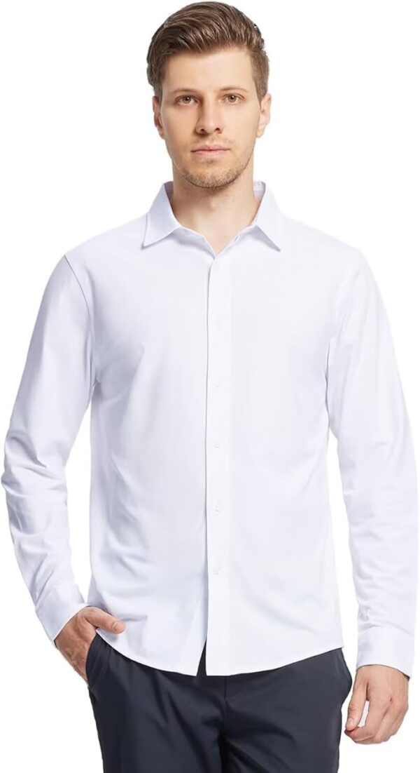 Men's Long and Short Sleeve Button - Image 3