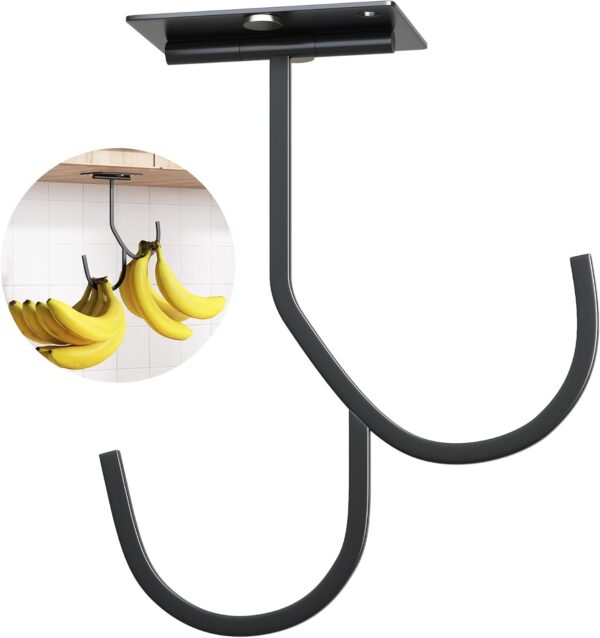 Magnetic Hooks, Under Cabinet Coffee Mug Hooks Foldable Magnetic Banana