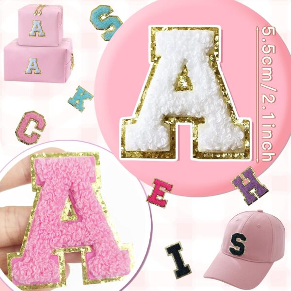 Preppy Varsity Letter Patches for Clothes and Hats - Image 4