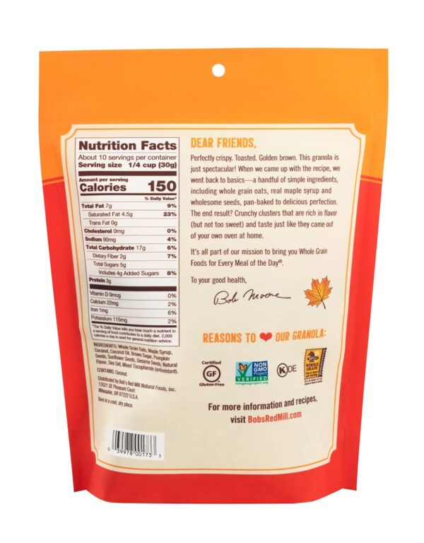 Bob's Red Mill Maple Sea Salt Granola - Image 4