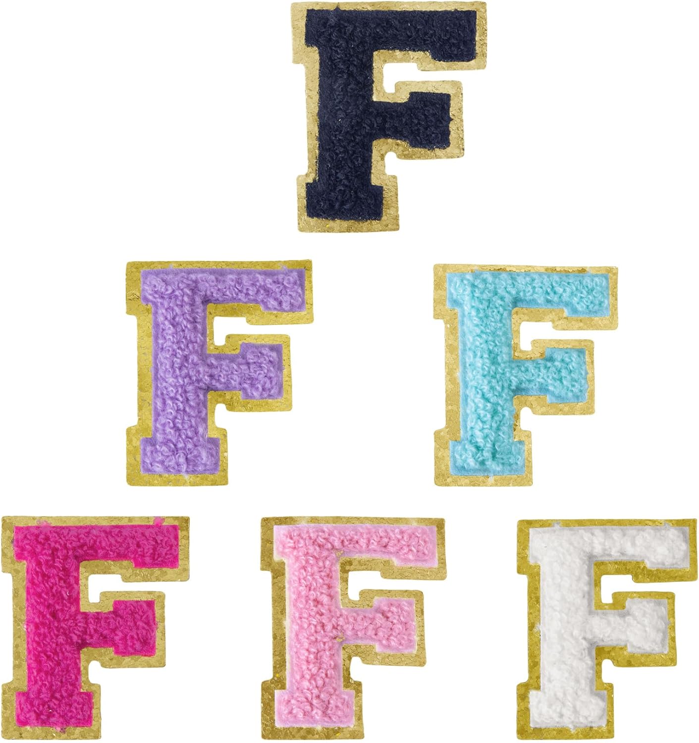 Preppy Varsity Letter Patches for Clothes and Hats