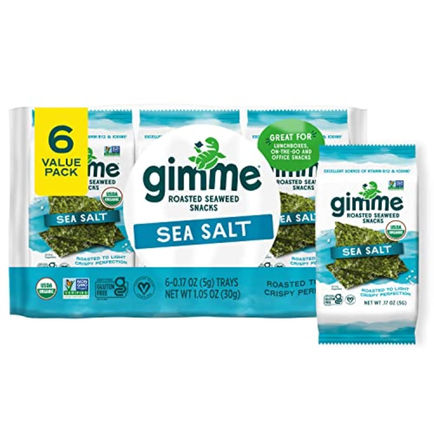 Organic Roasted Seaweed Sheets