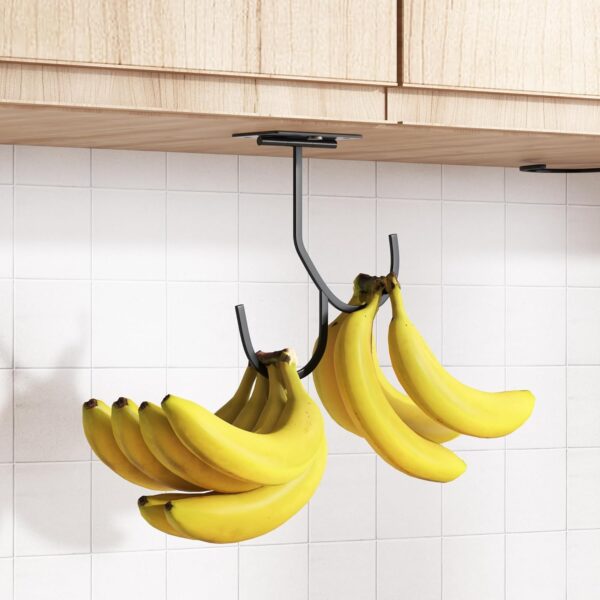 Magnetic Hooks, Under Cabinet Coffee Mug Hooks Foldable Magnetic Banana - Image 3