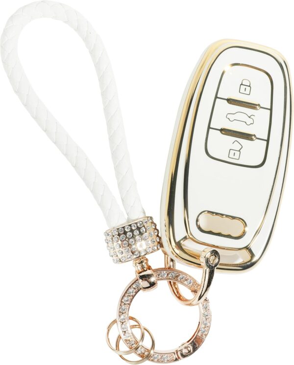 ESEWALAS Bling Car Key Fob Case