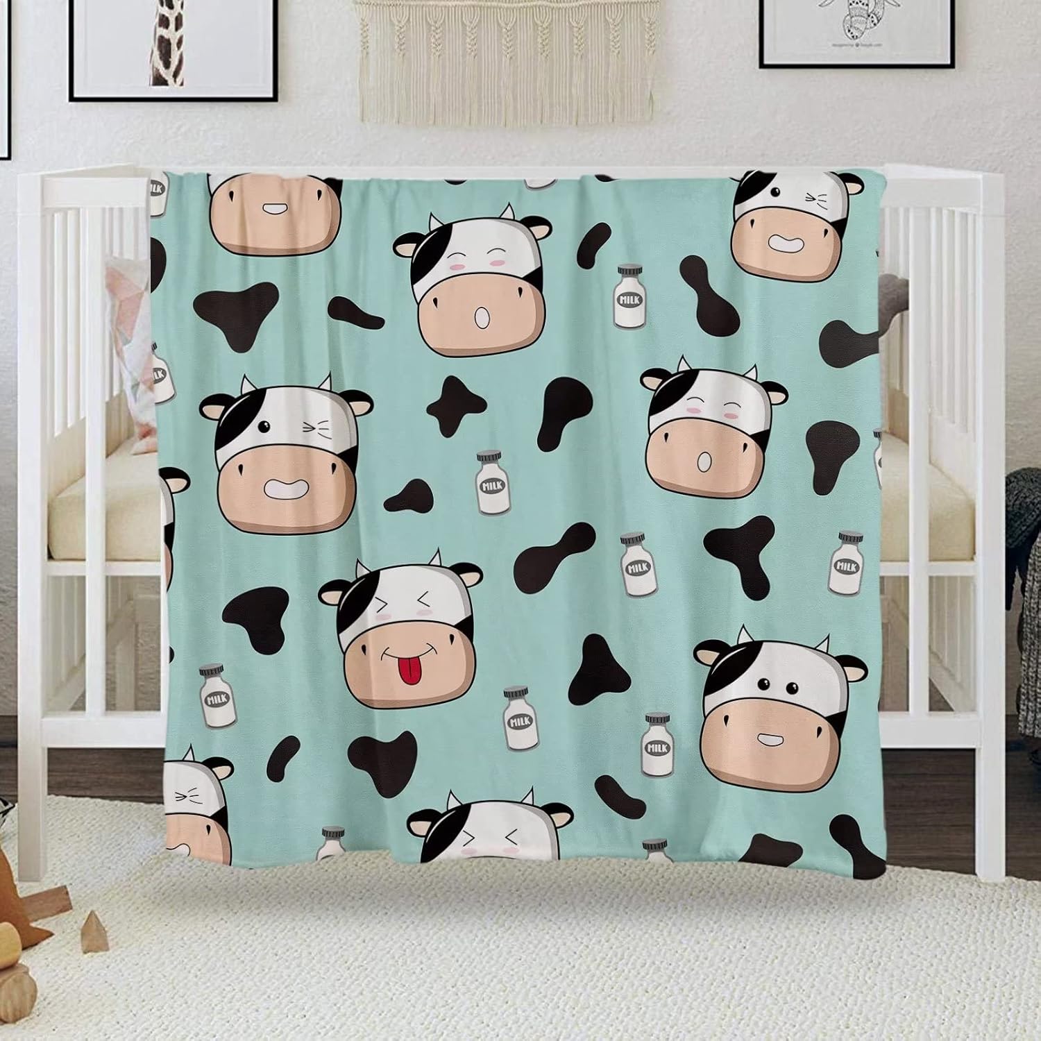 Cow Baby Blanket