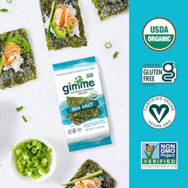 Organic Roasted Seaweed Sheets - Image 3