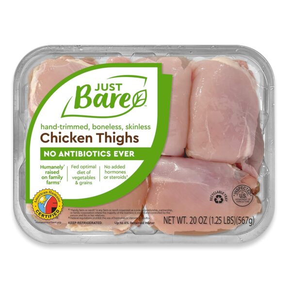 Just Bare Chicken Natural Fresh Chicken Thighs