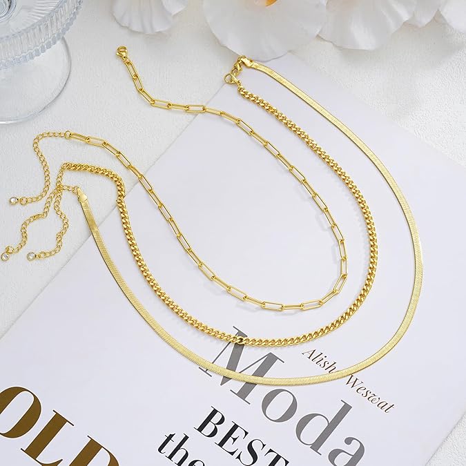 Gold Layered Necklaces for Women - Image 2
