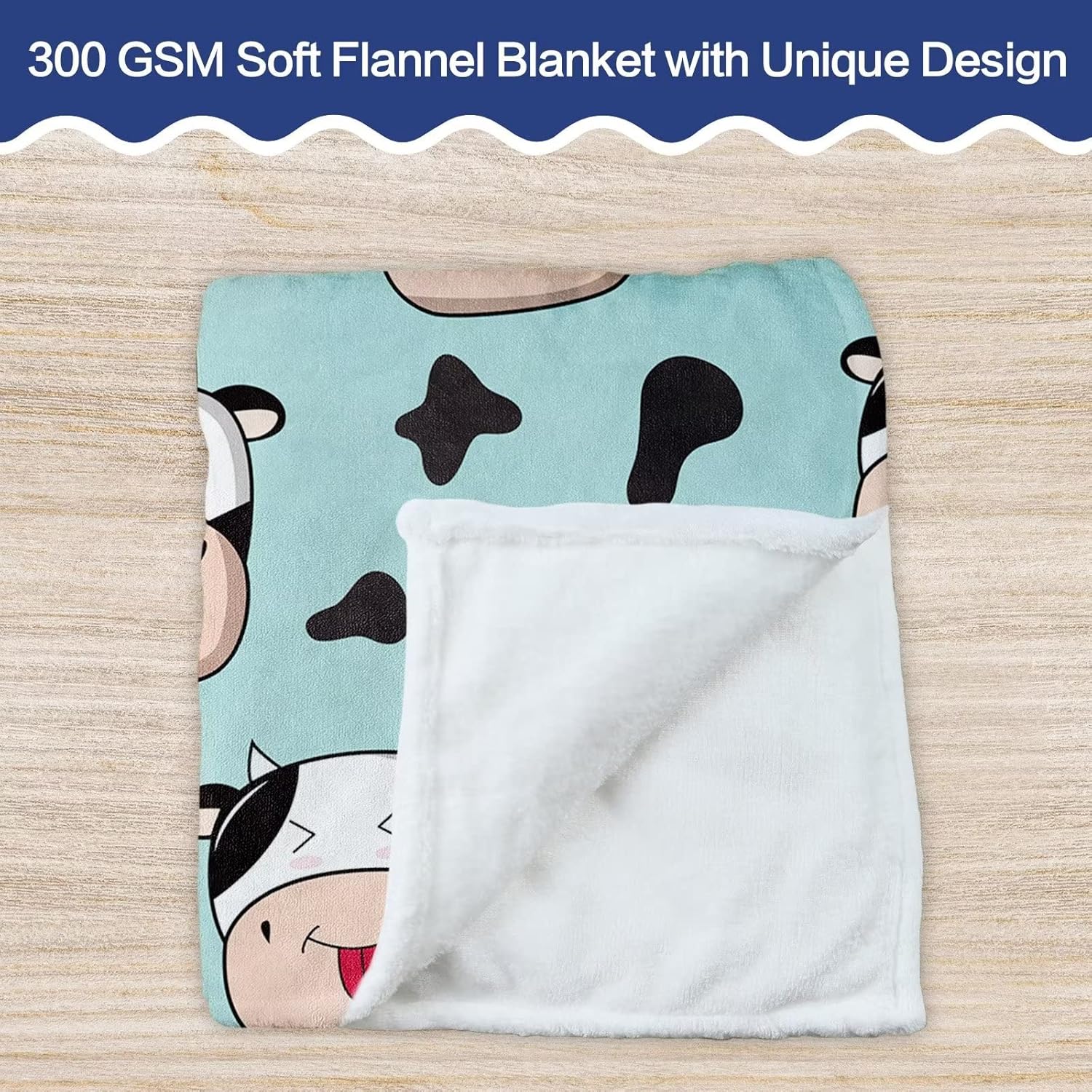 Cow Baby Blanket - Image 4