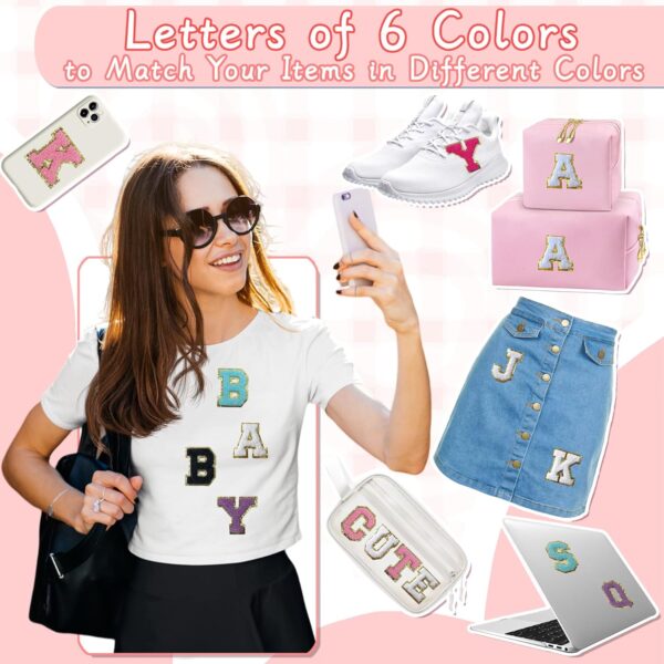 Preppy Varsity Letter Patches for Clothes and Hats - Image 3