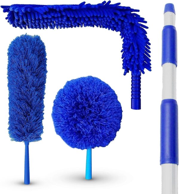 New U.S. Duster Company Triple Action High Reach Dusting Kit