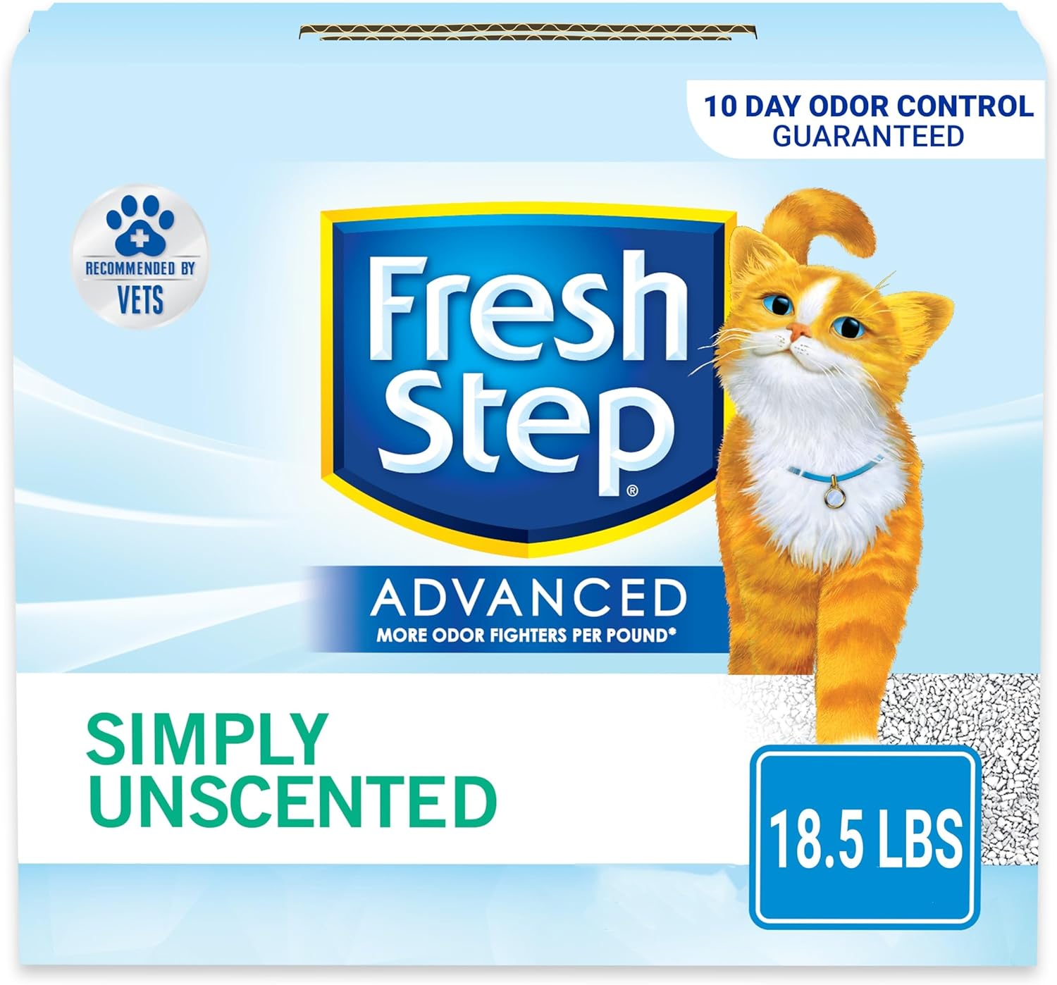 Fresh Step Advanced Simply Unscented Clumping Litter