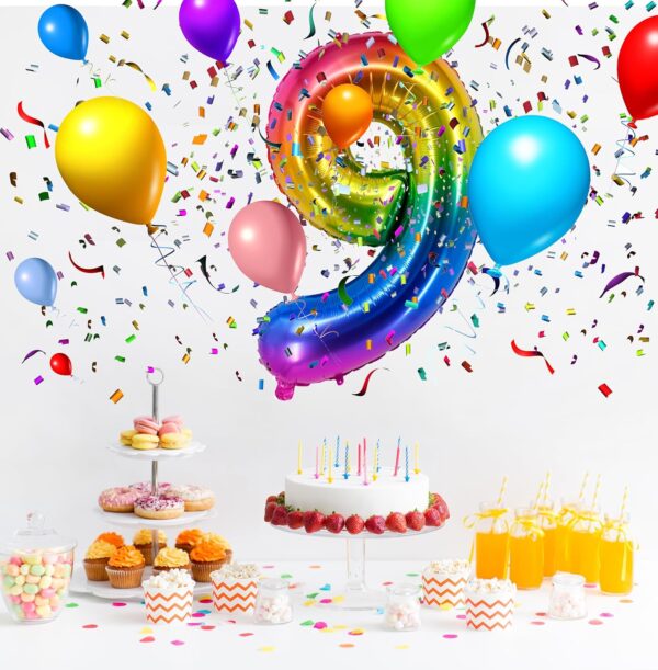 Foil Helium Balloons Self-Sealing Birthday Decorations - Image 3
