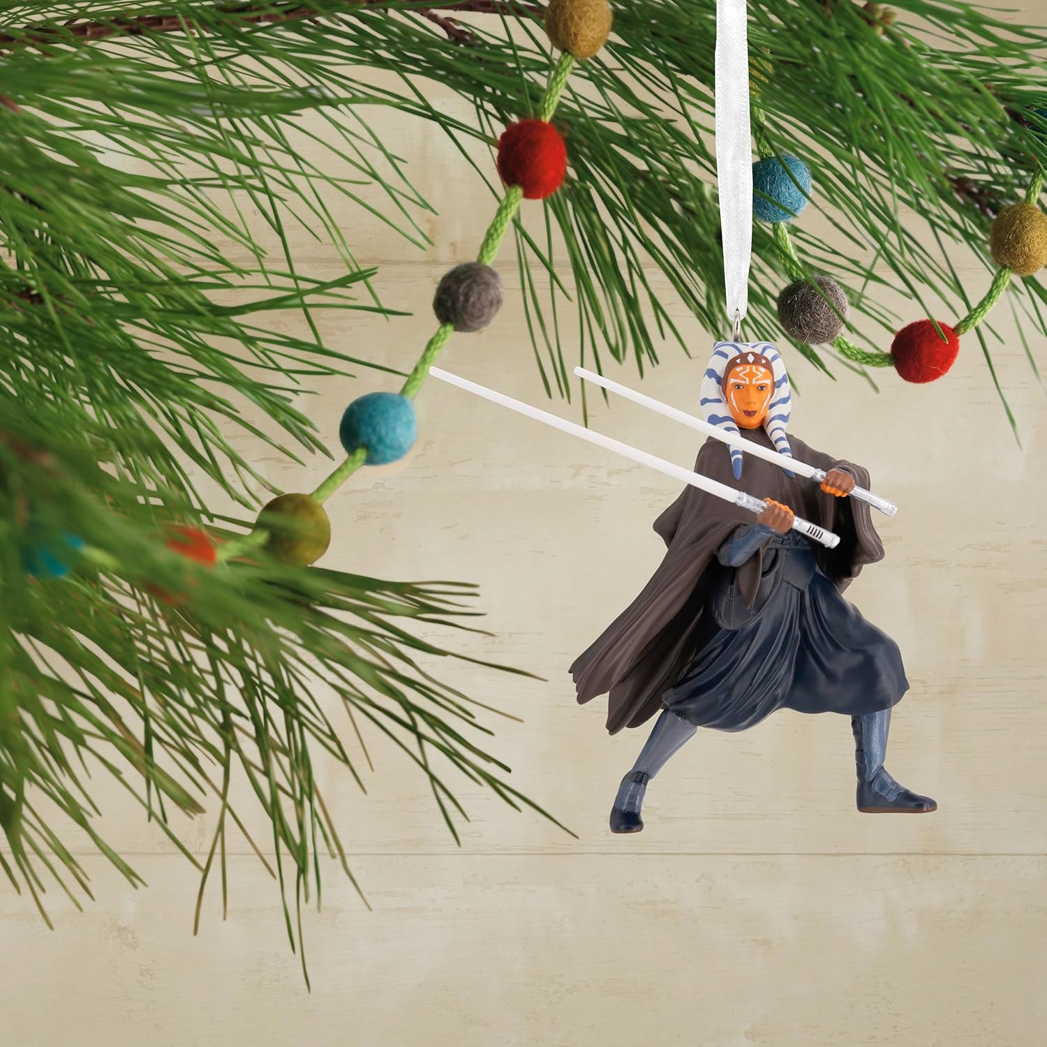 Hallmark Star Wars: Ahsoka Ahsoka Tano Christmas Ornament - Image 3