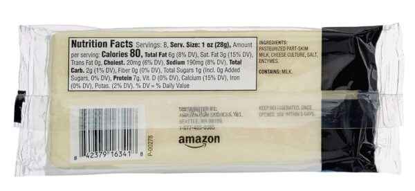 Amazon Brand - Happy Belly Mozzarella Cheese Block - Image 2