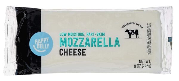 Amazon Brand - Happy Belly Mozzarella Cheese Block